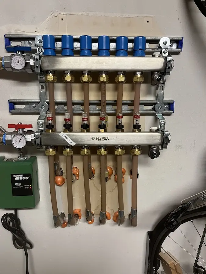 Plumber performing Gas Leak Detection at a residential property in Marbletown